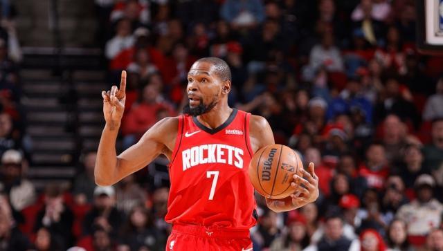 火箭反超掘金升西部第三！37岁杜兰特12助攻创纪录